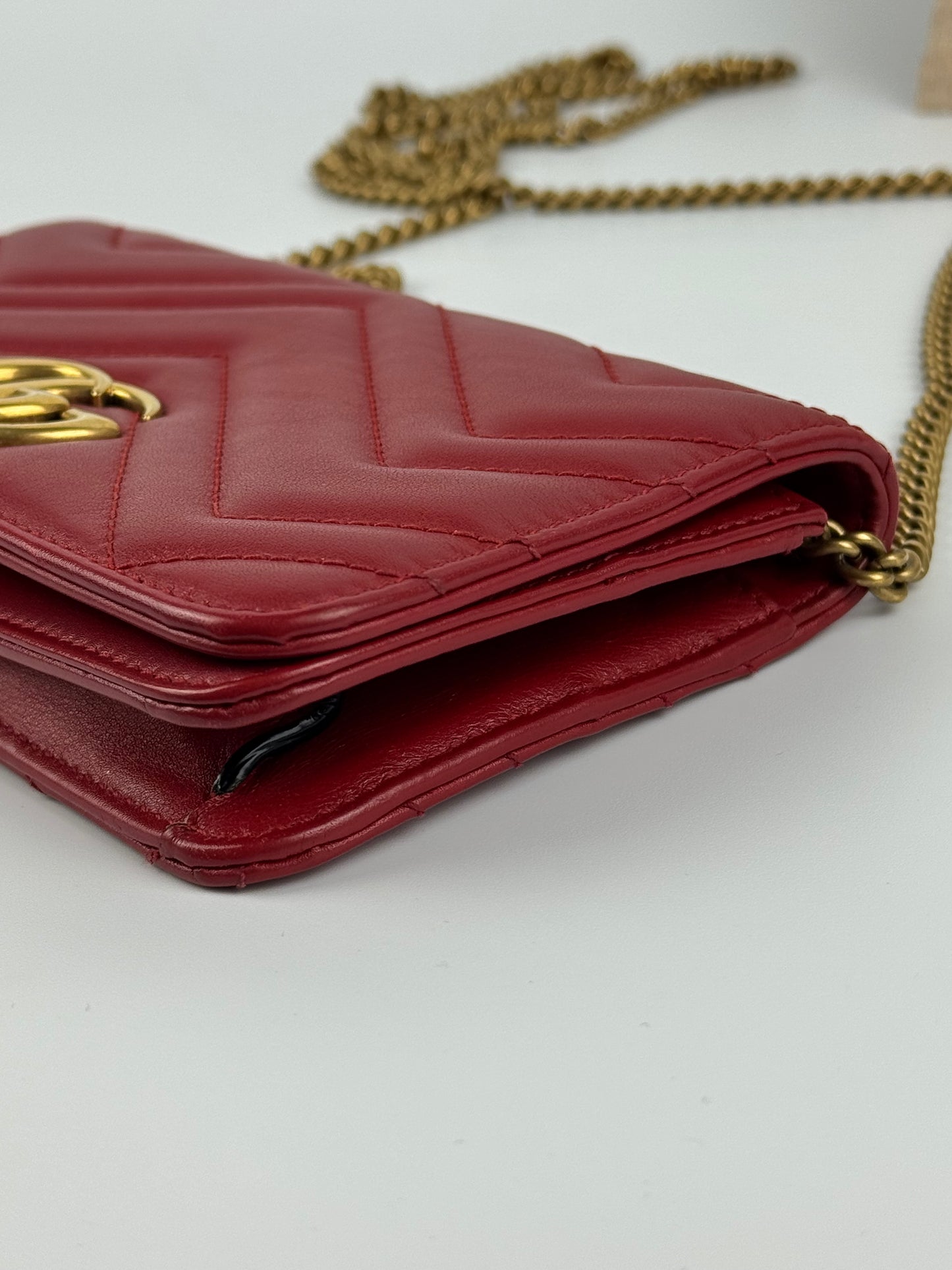 Gucci GG Marmont Chain Wallet