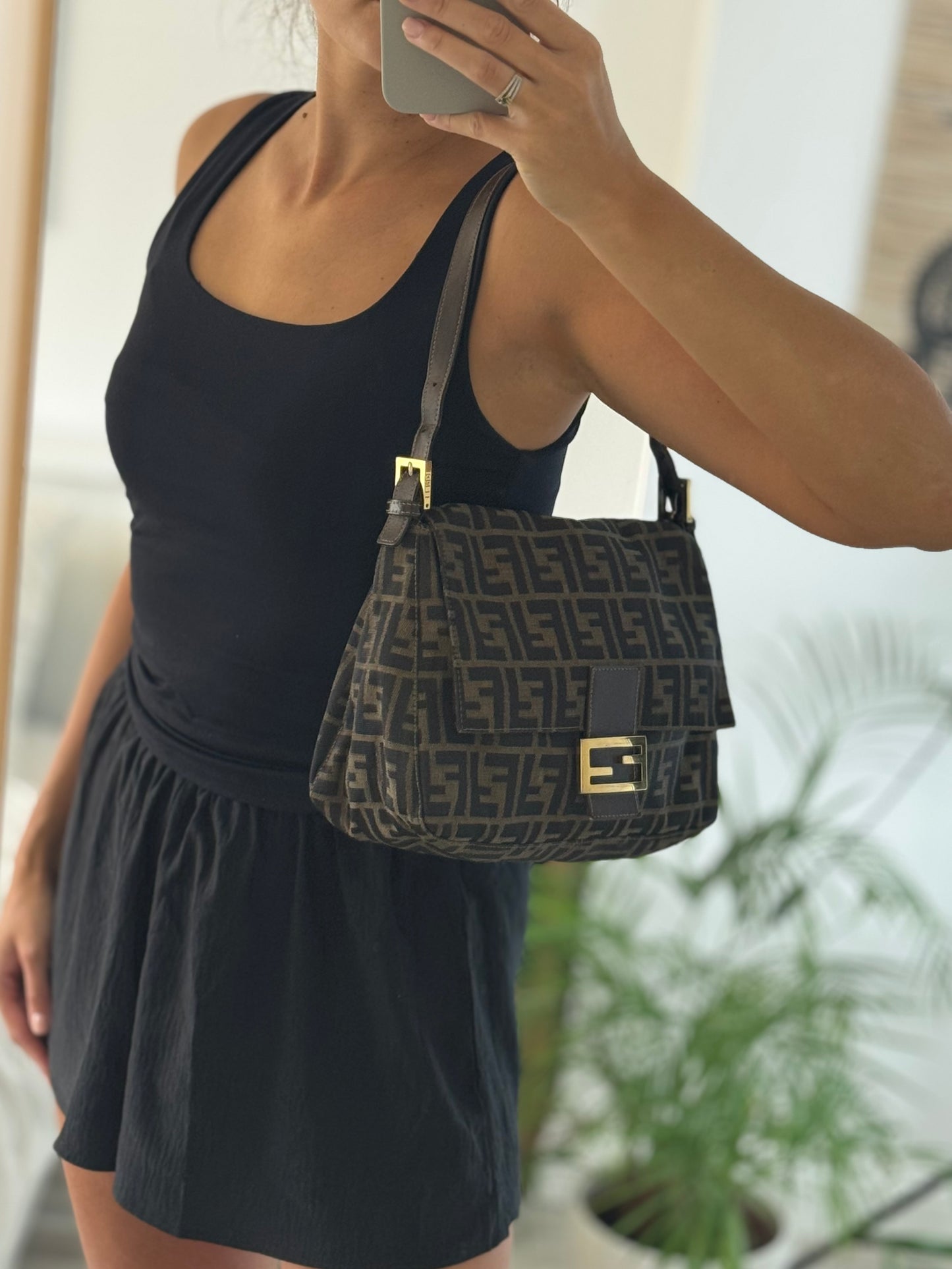 Fendi Mamma Baguette Shoulder Bag