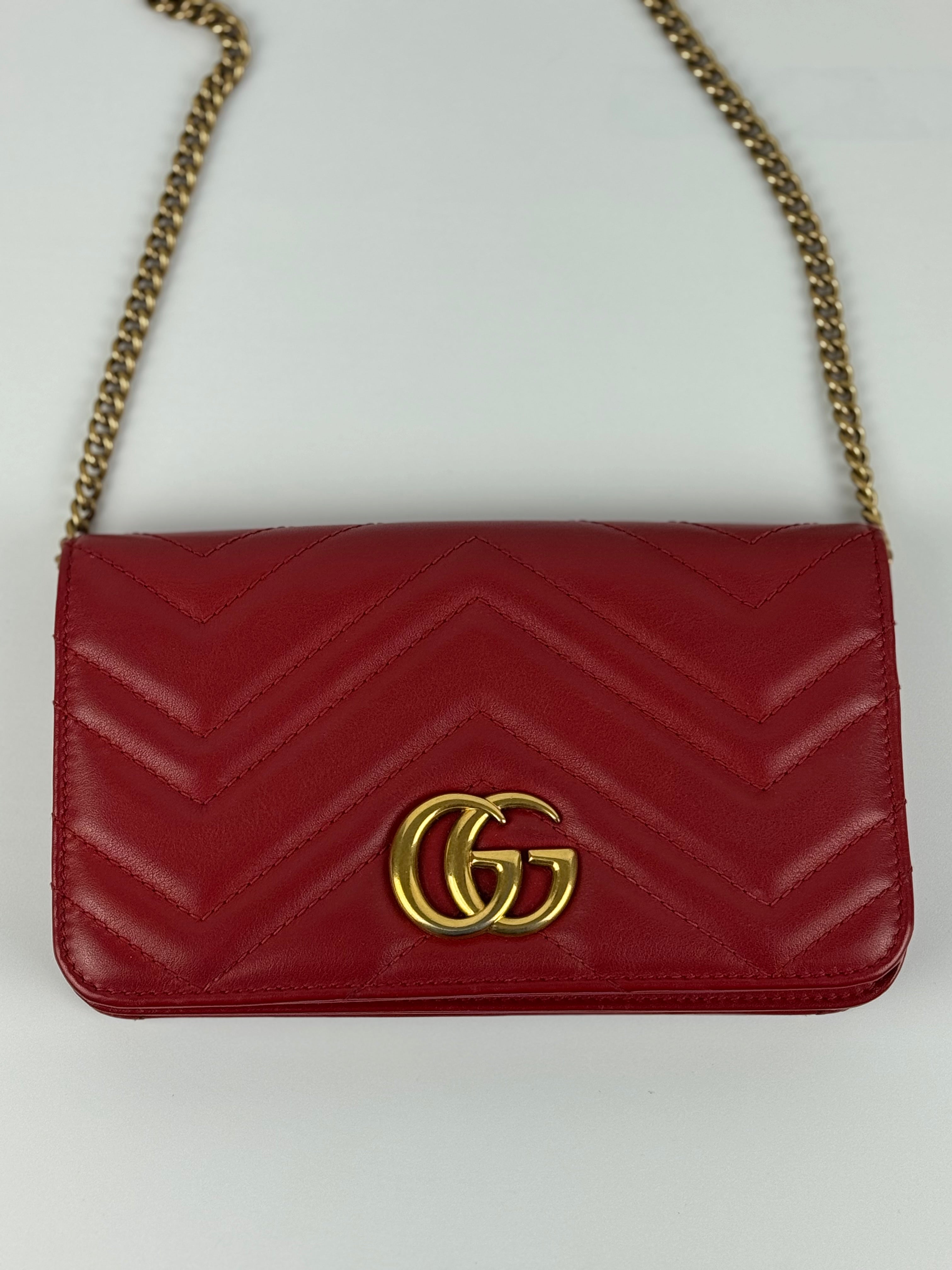 Gucci GG Marmont Chain Wallet