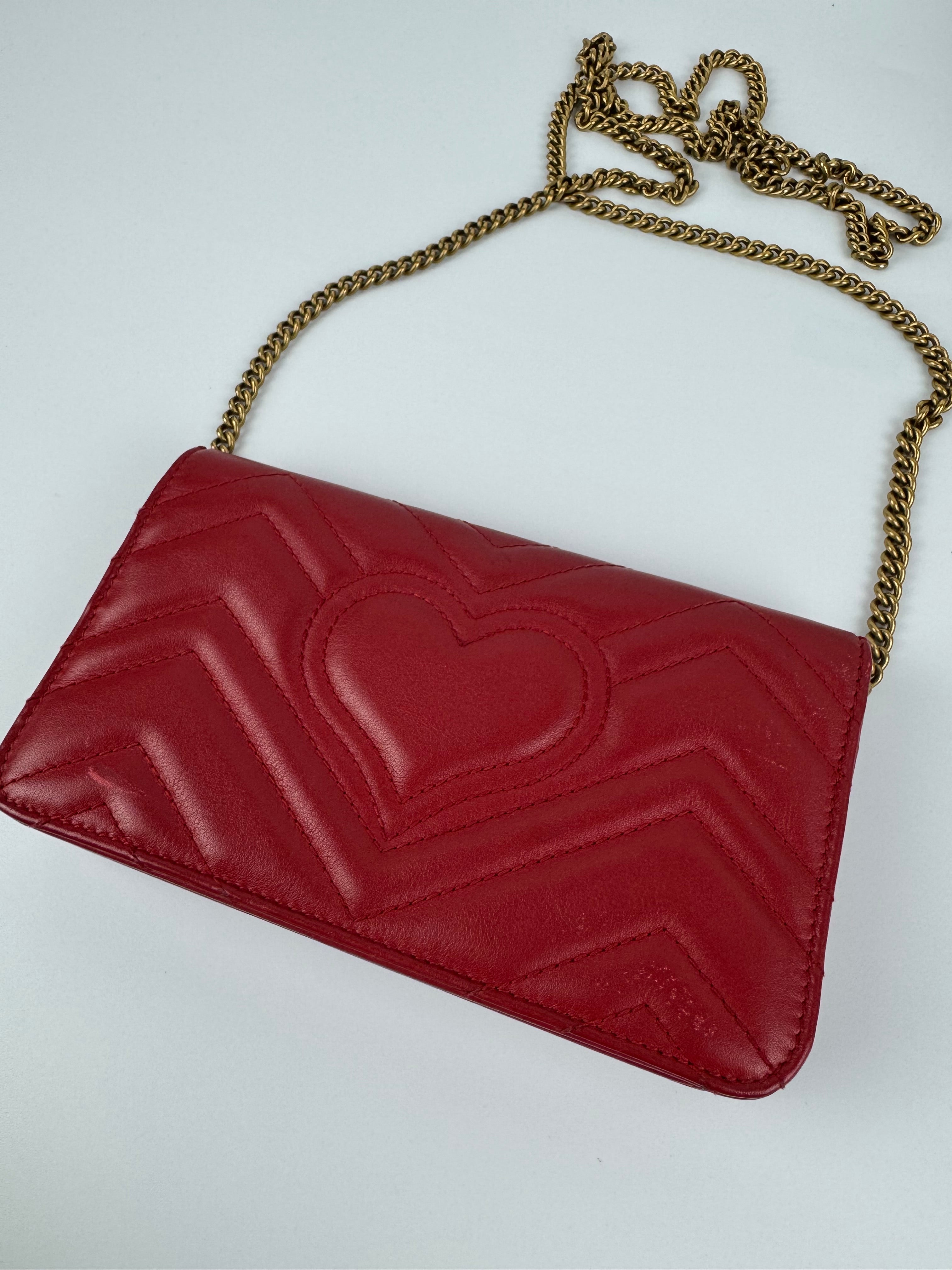 Gucci GG Marmont Chain Wallet